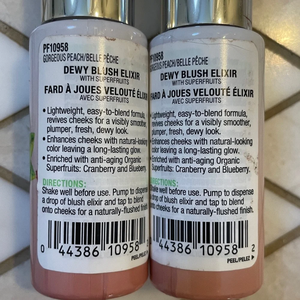 BUNDLE (2) Physicians Formula Organic Wear Dewy Blush Elixir Gorgeous Peach